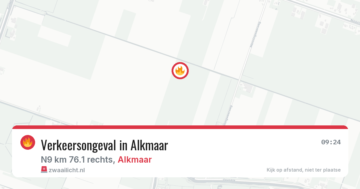 Verkeersongeval in Alkmaar — 4 aug 2026