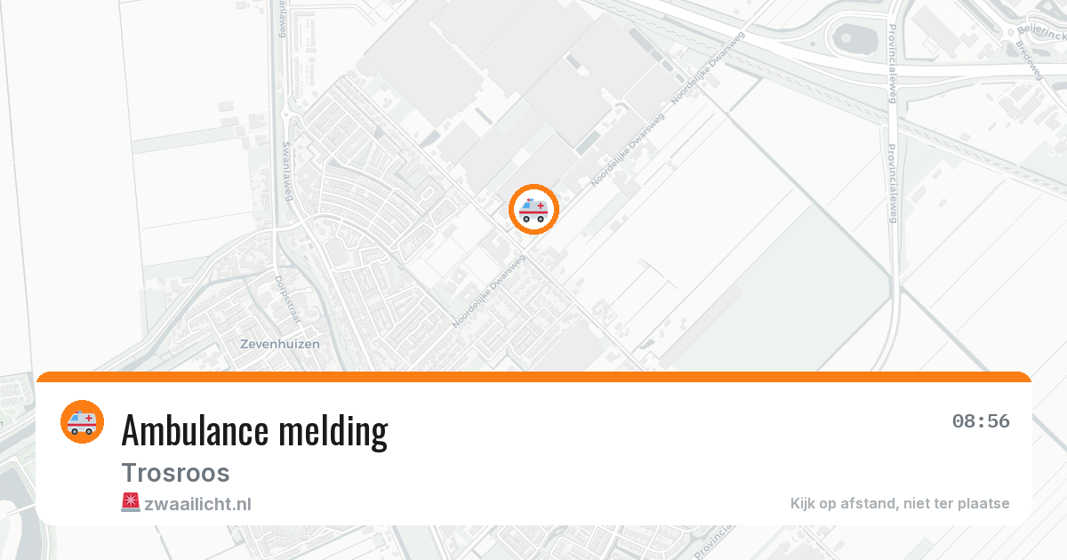 Ambulance melding — 2 aug 2026