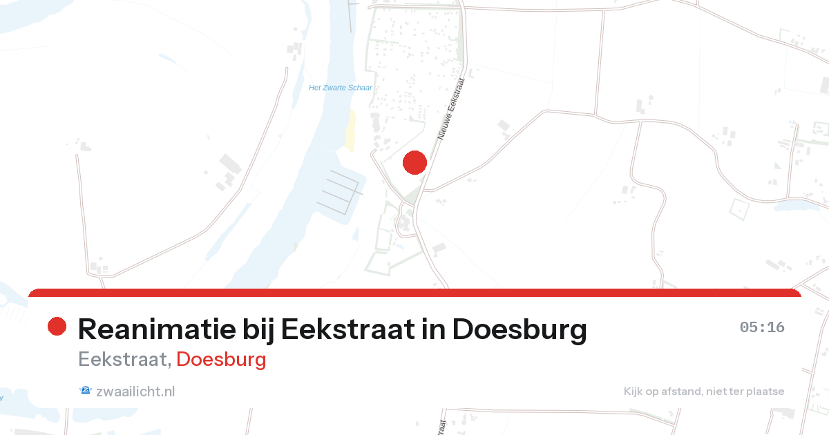 Reanimatie bij Eekstraat in Doesburg — 26 aug 2026