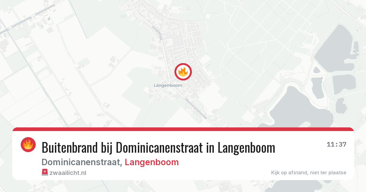 Buitenbrand bij Dominicanenstraat in Langenboom — 30 apr 2026