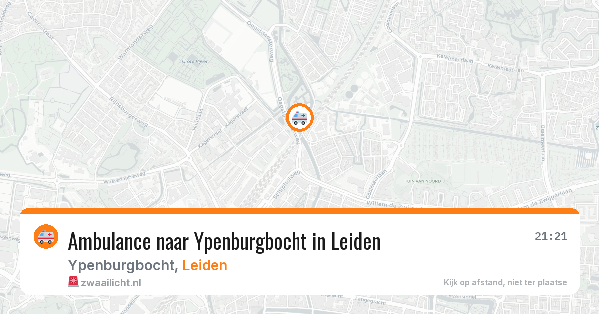 Ambulance naar Ypenburgbocht in Leiden — 1 jul 2026