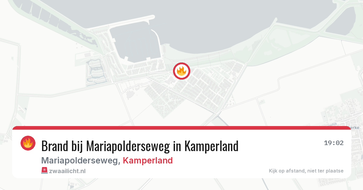 Brand bij Mariapolderseweg in Kamperland — 13 aug 2026