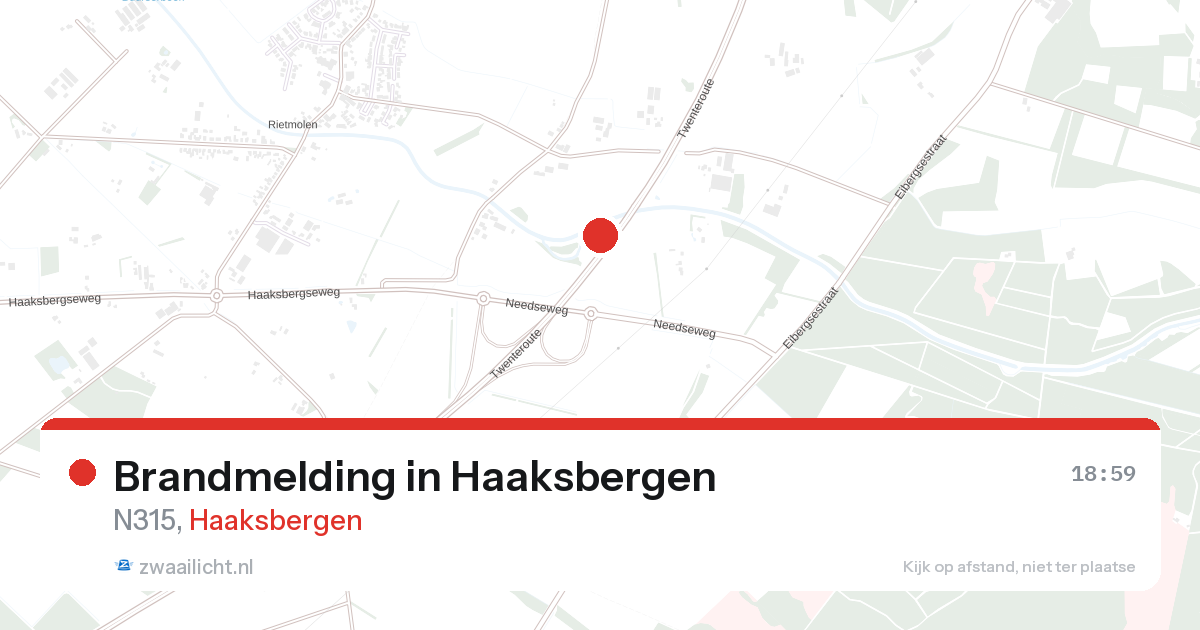 Brandmelding in Haaksbergen — 26 aug 2026