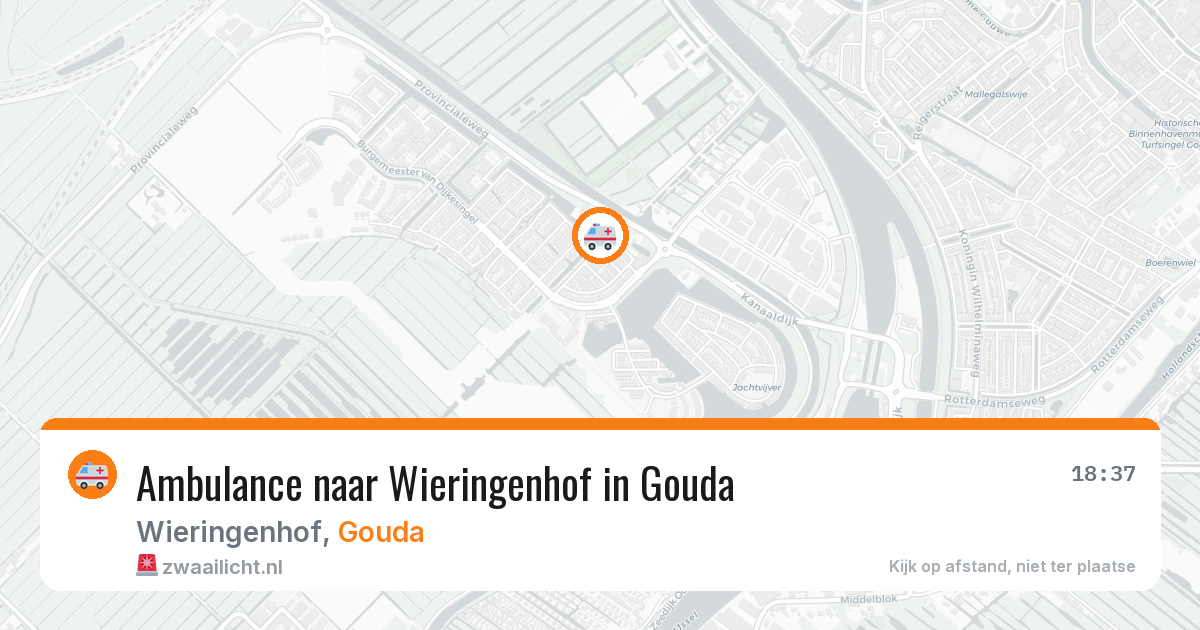 Ambulance naar Wieringenhof in Gouda — 24 jun 2026