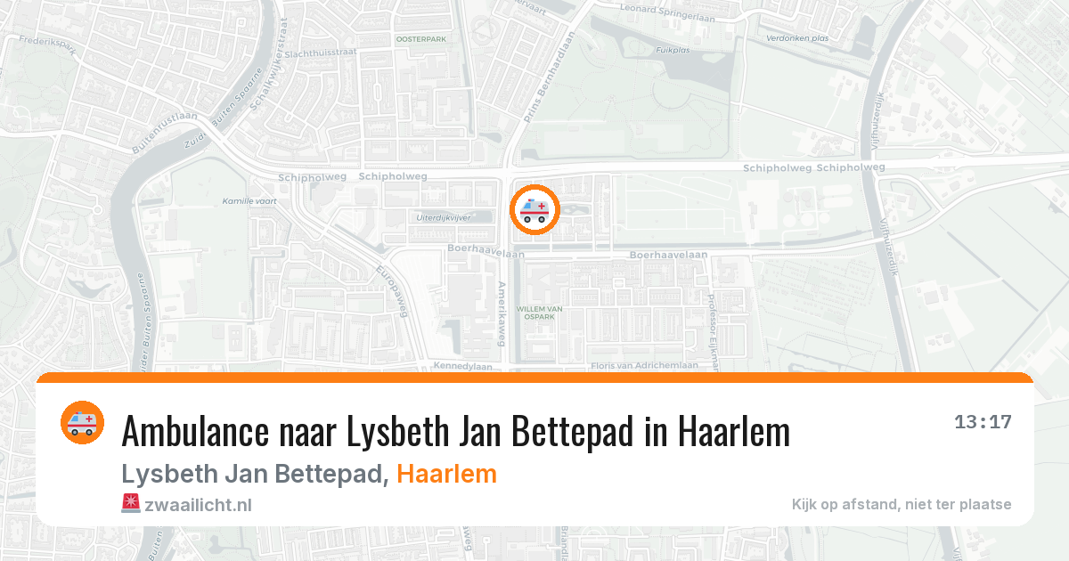 Ambulance naar Lysbeth Jan Bettepad in Haarlem — 12 jun 2026