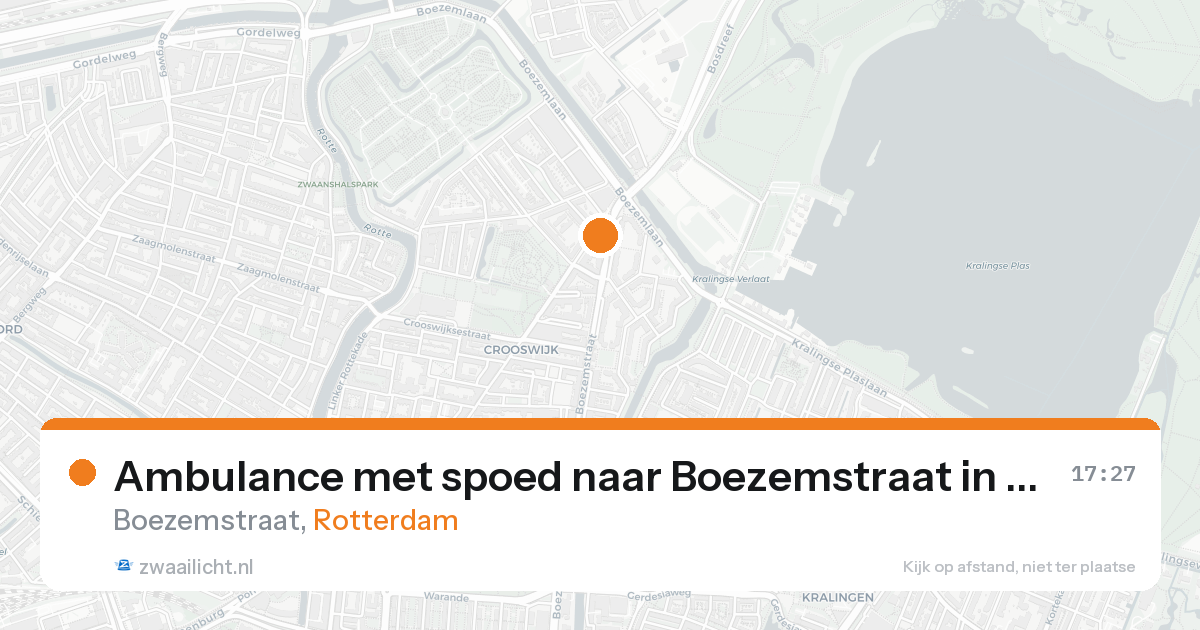 Ambulance met spoed naar Boezemstraat in Rotterdam — 31 jan 2026