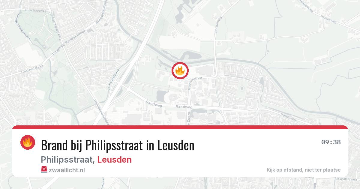 Brand bij Philipsstraat in Leusden — 12 mei 2026