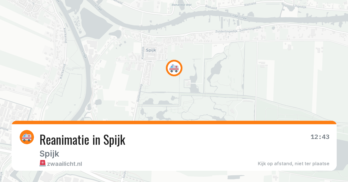 Reanimatie in Spijk — 30 jun 2026