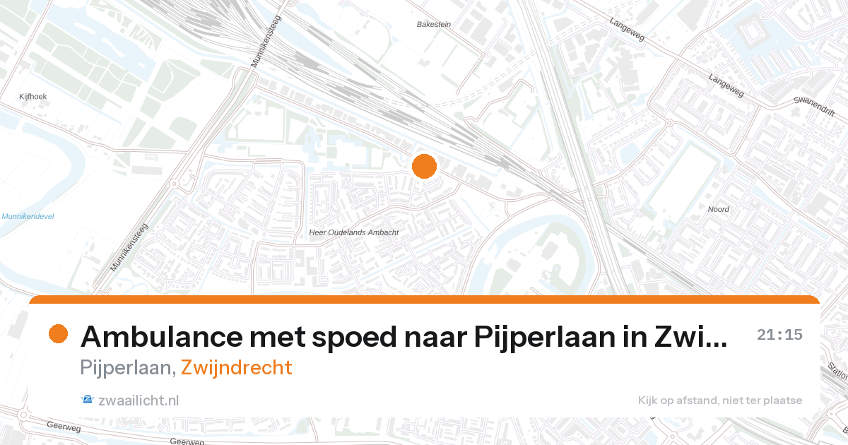 Ambulance met spoed naar Pijperlaan in Zwijndrecht — 31 jan 2026
