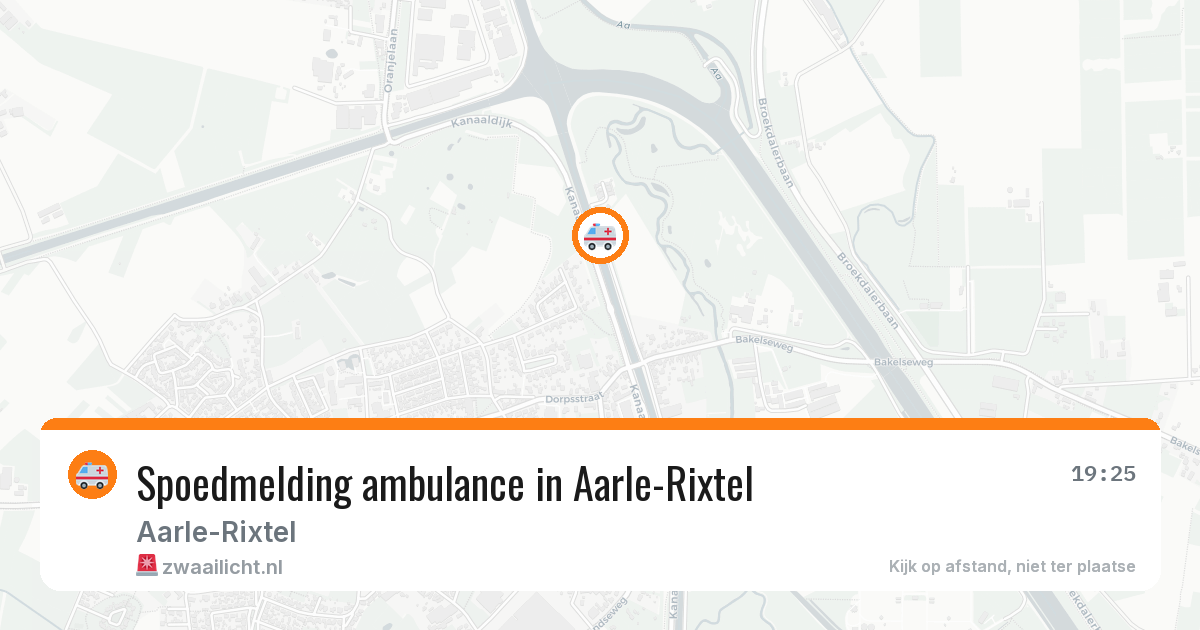 Spoedmelding ambulance in Aarle-Rixtel — 12 aug 2026