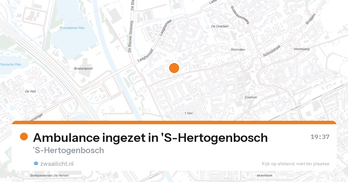 Ambulance ingezet in 'S-Hertogenbosch — 26 aug 2026