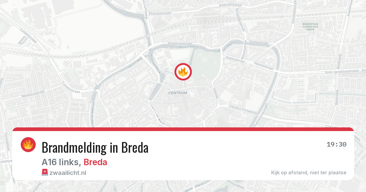 Brandmelding in Breda — 5 aug 2026
