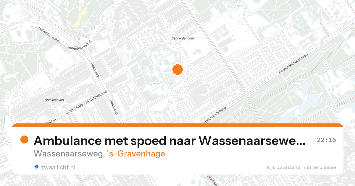 Ambulance met spoed naar Wassenaarseweg in 's-Gravenhage — 31 jan 2026