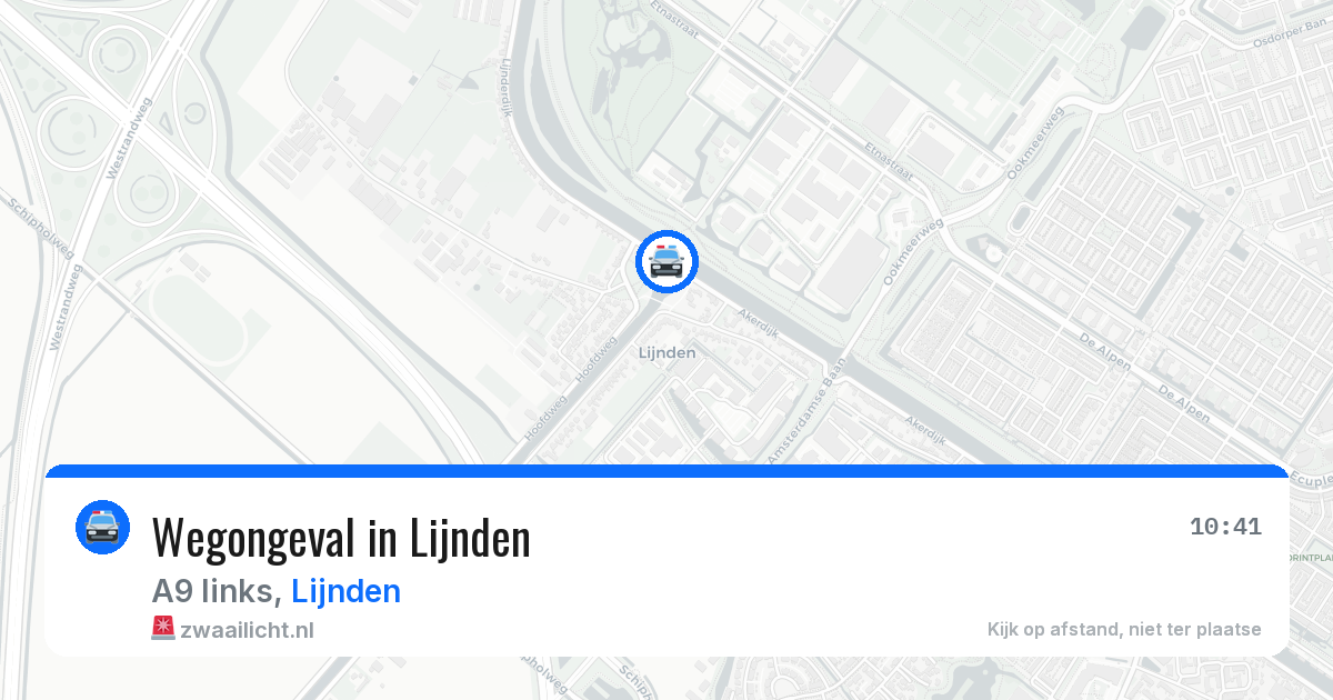 Wegongeval in Lijnden — 15 jun 2026