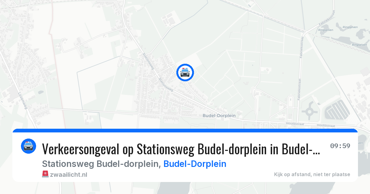 Verkeersongeval op Stationsweg Budel-dorplein in Budel-Dorplein — 4 mrt 2026