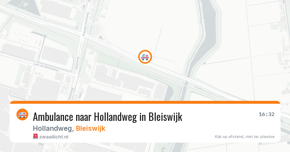 Ambulance naar Hollandweg in Bleiswijk — 11 jun 2026