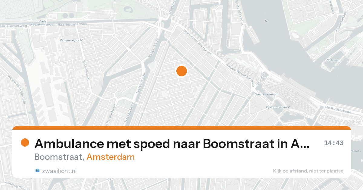 Ambulance met spoed naar Boomstraat in Amsterdam — 7 feb 2026