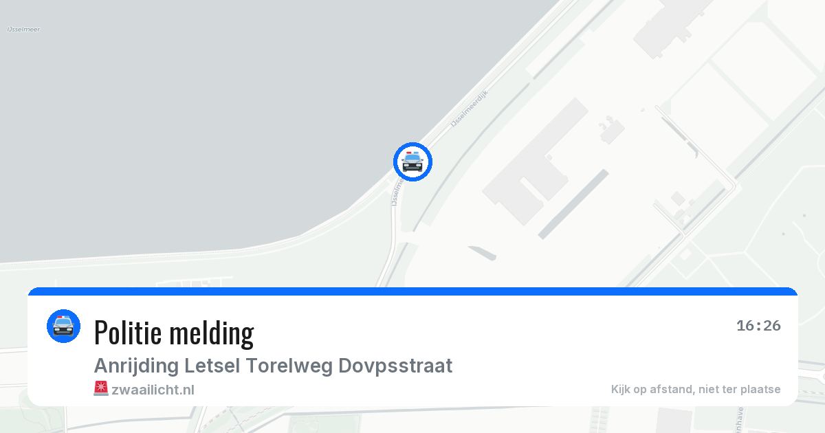 Politie melding — 25 jun 2026