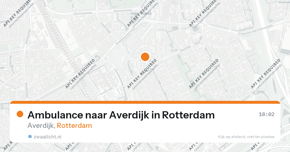 Ambulance naar Averdijk in Rotterdam — 26 aug 2026