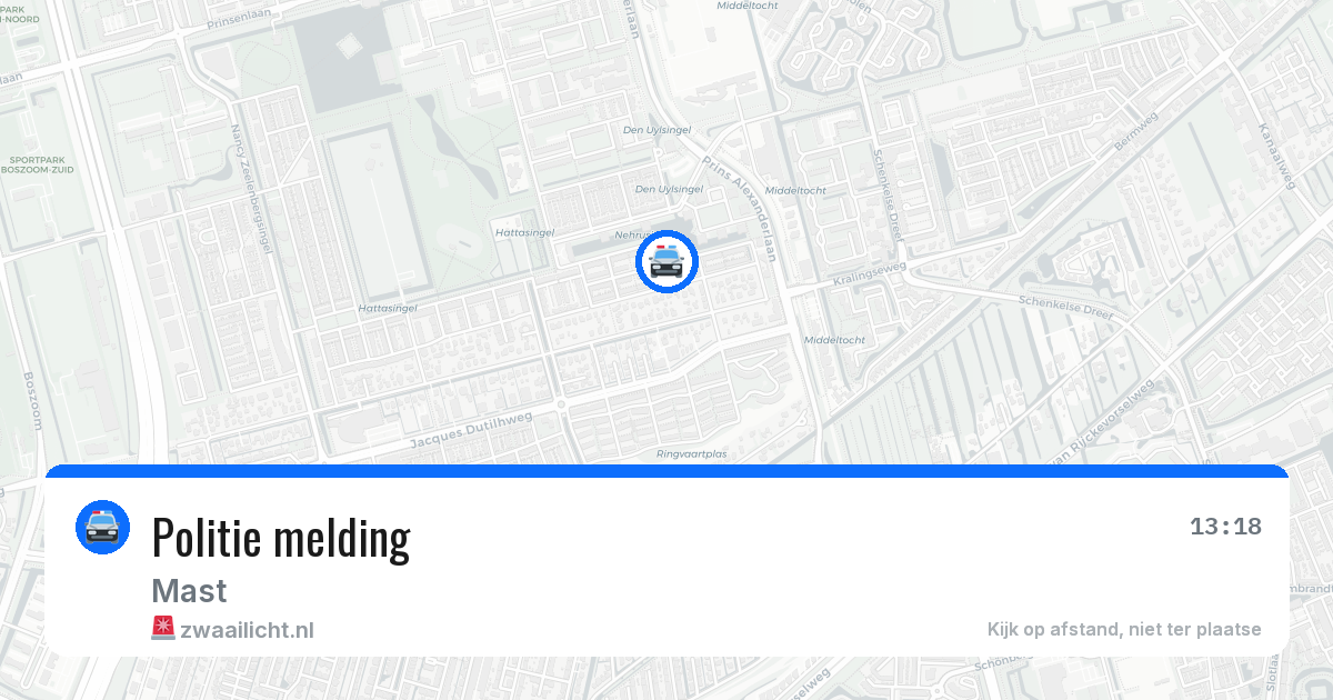 Politie melding — 4 jul 2026