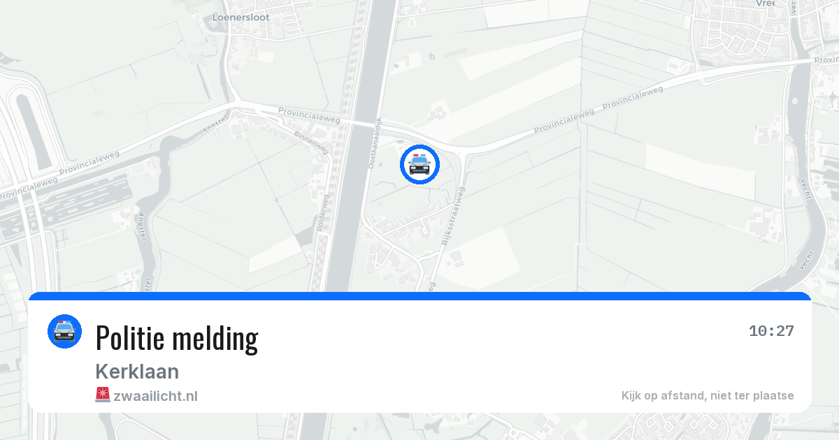 Politie melding — 6 jun 2026