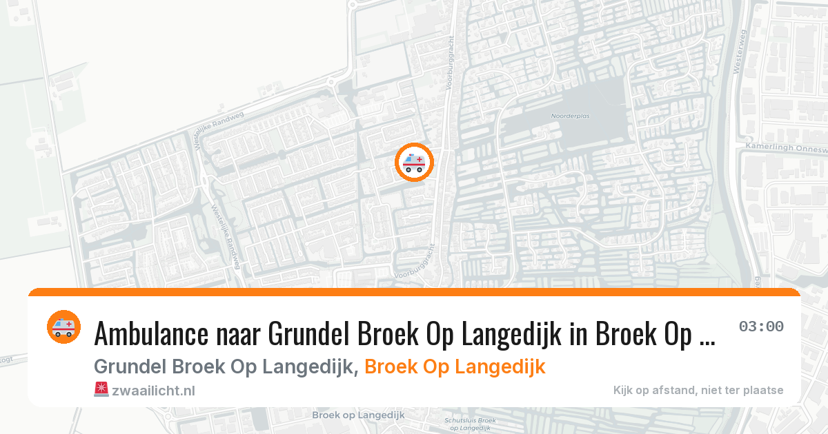 Ambulance naar Grundel Broek Op Langedijk in Broek Op Langedijk — 9 feb 2026