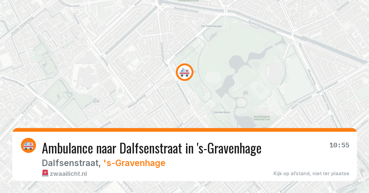 Ambulance naar Dalfsenstraat in 's-Gravenhage — 22 apr 2026