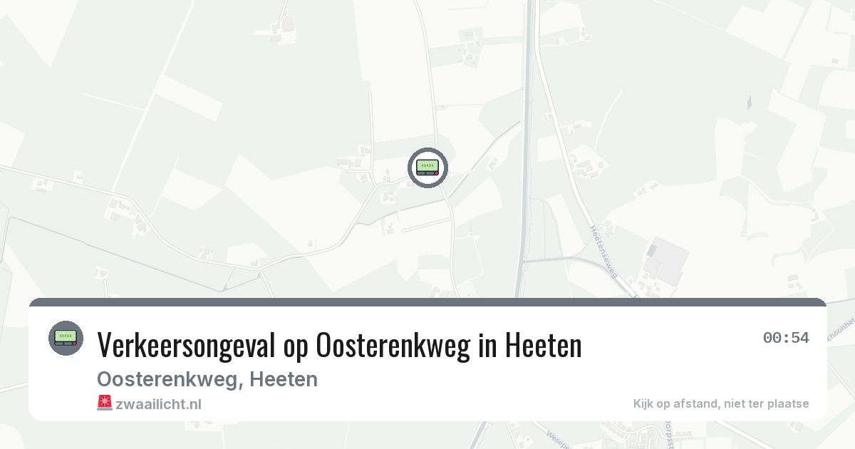 Verkeersongeval op Oosterenkweg in Heeten — 7 feb 2026