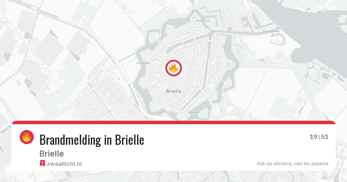 Brandmelding in Brielle — 20 mei 2026