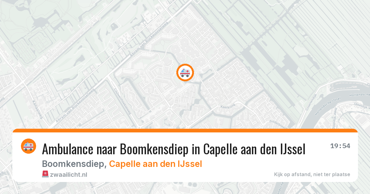 Ambulance naar Boomkensdiep in Capelle aan den IJssel — 30 jul 2026