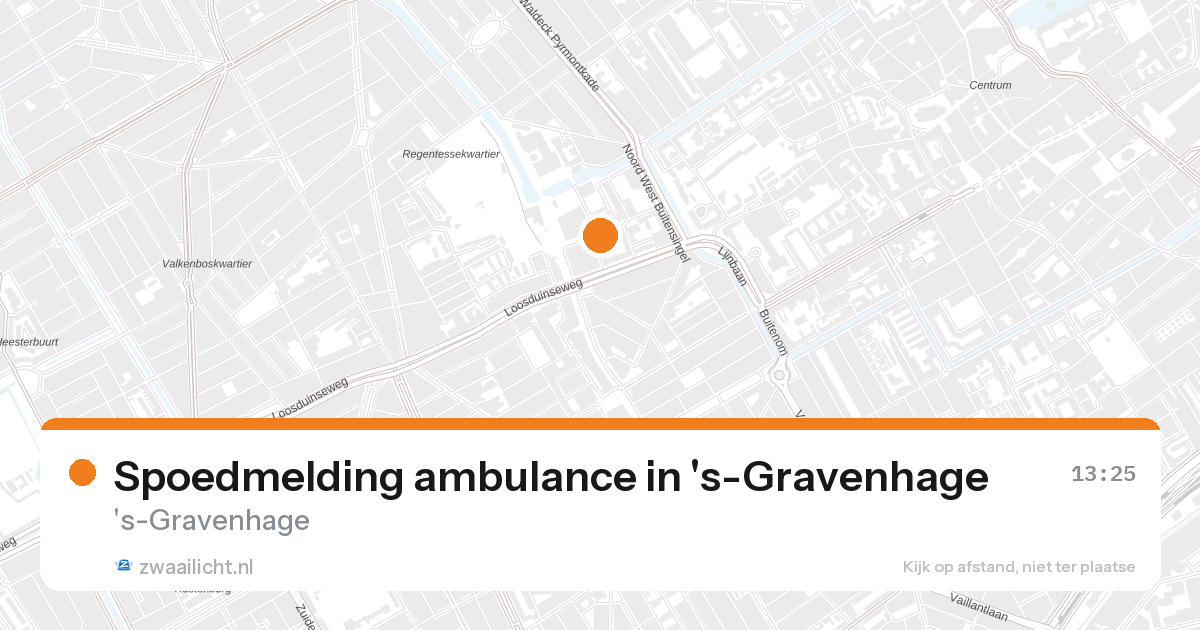 Spoedmelding ambulance in 's-Gravenhage — 28 aug 2026