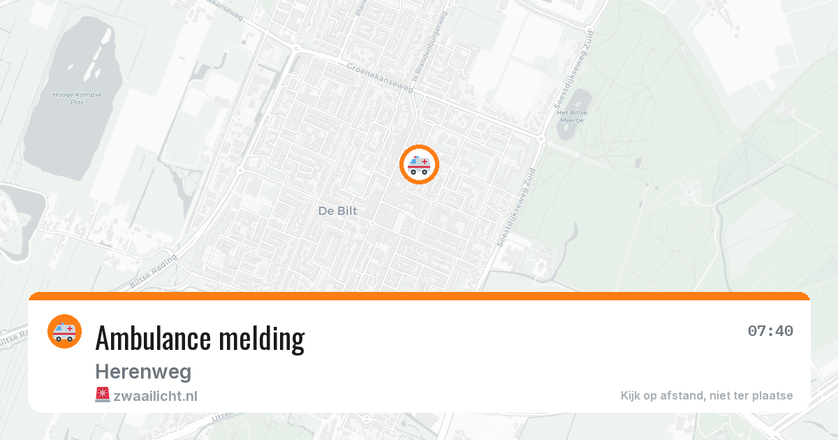 Ambulance melding — 30 jan 2026