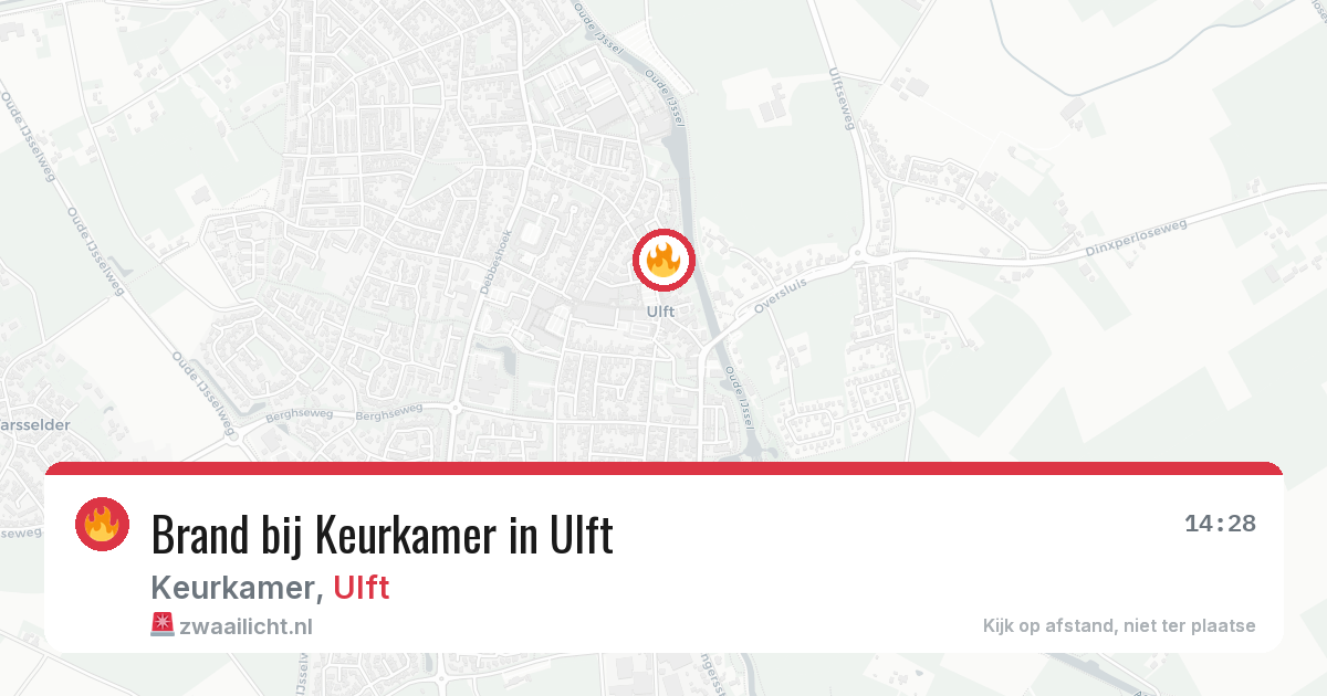 Brand bij Keurkamer in Ulft — 29 jun 2026
