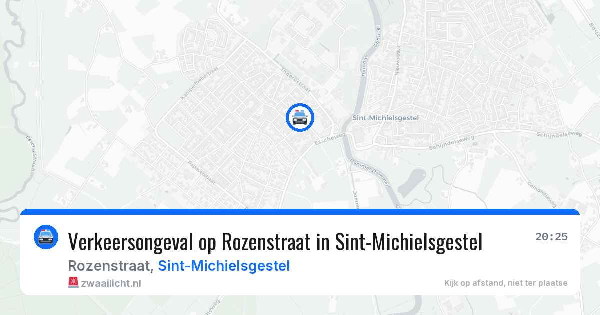 Verkeersongeval op Rozenstraat in Sint-Michielsgestel — 14 jun 2026
