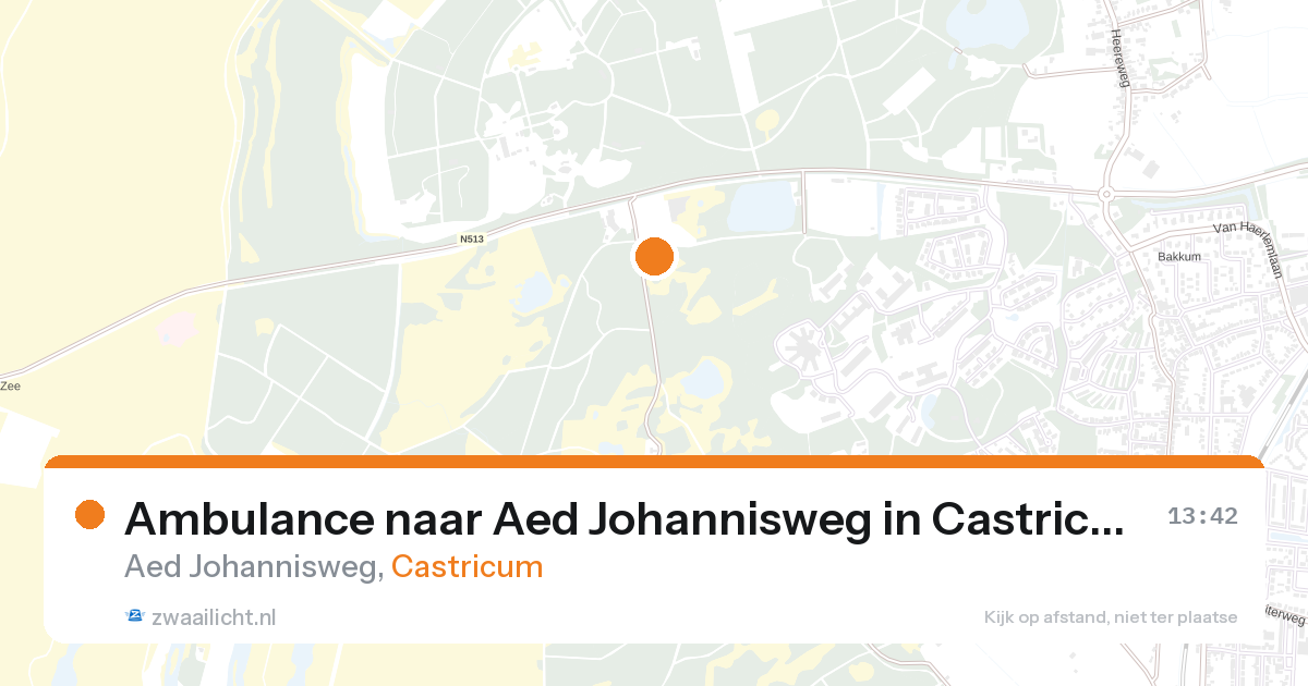Ambulance naar Aed Johannisweg in Castricum — 27 aug 2026