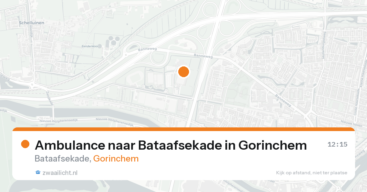 Ambulance naar Bataafsekade in Gorinchem — 31 jan 2026