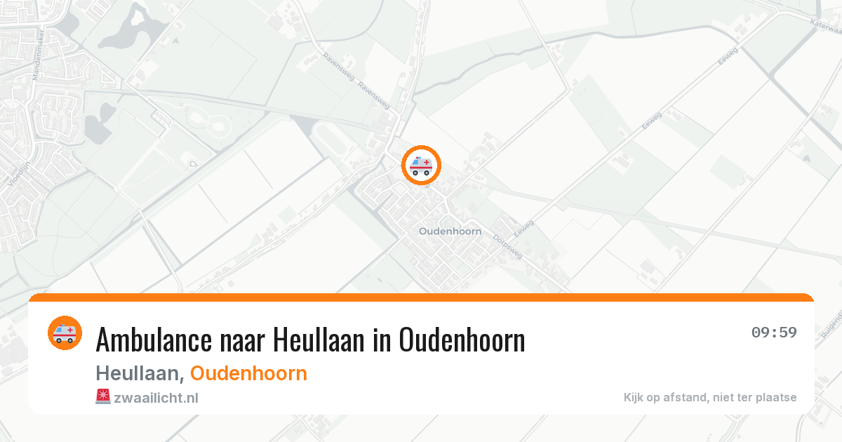 Ambulance naar Heullaan in Oudenhoorn — 27 jun 2026