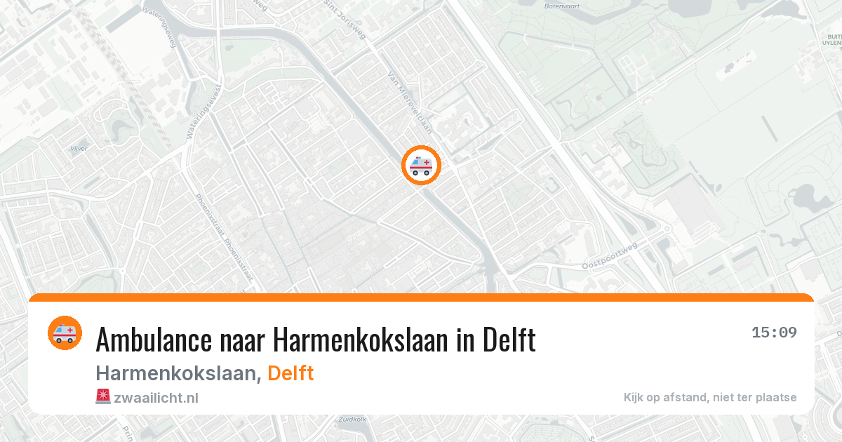 Ambulance naar Harmenkokslaan in Delft — 29 jan 2026