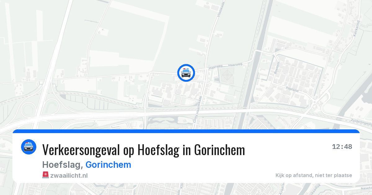 Verkeersongeval op Hoefslag in Gorinchem — 11 feb 2026