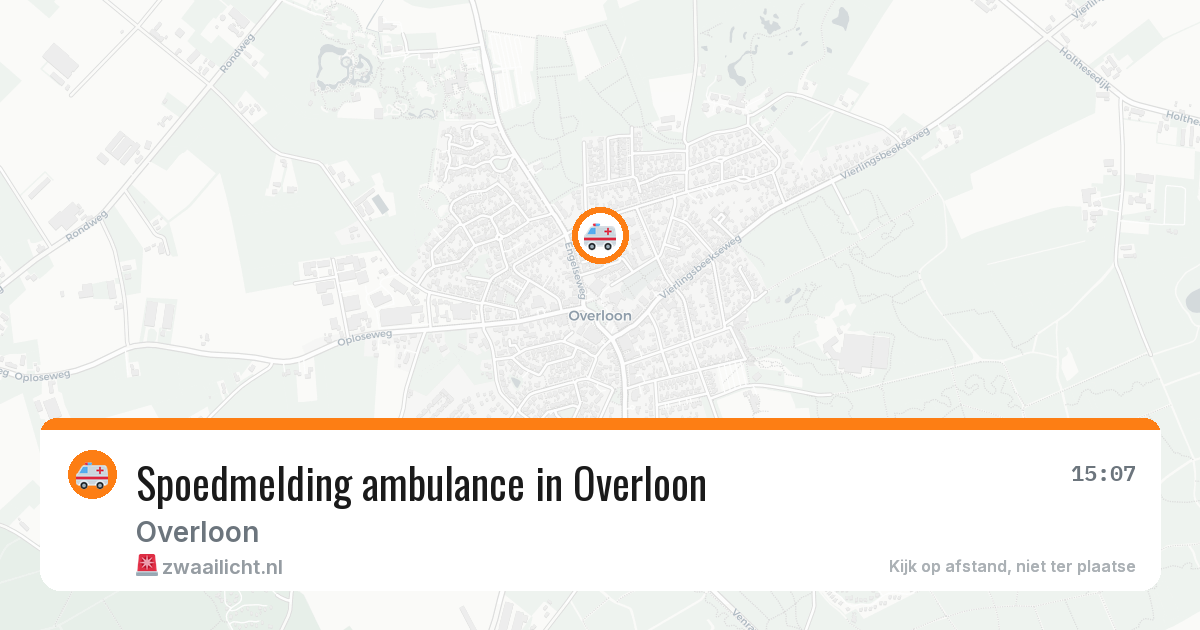 Spoedmelding ambulance in Overloon — 27 jan 2026