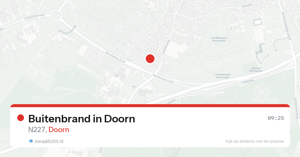 Buitenbrand in Doorn — 25 aug 2026