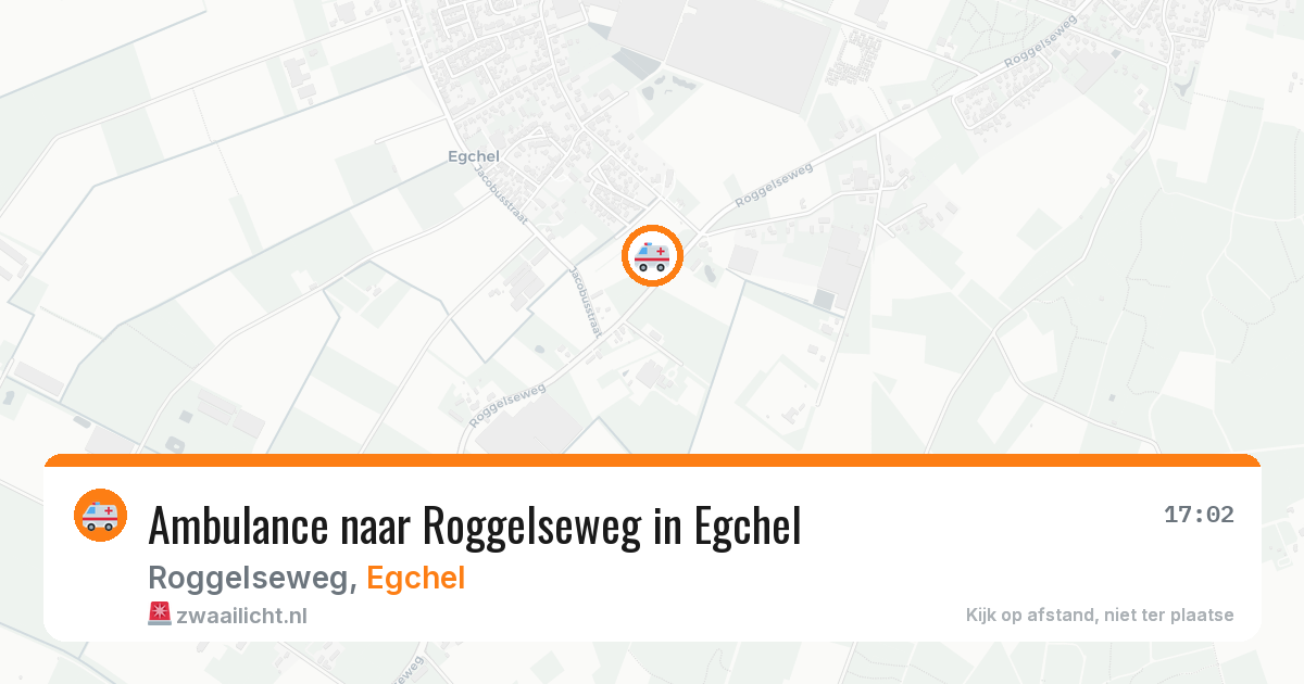 Ambulance naar Roggelseweg in Egchel — 10 jun 2026