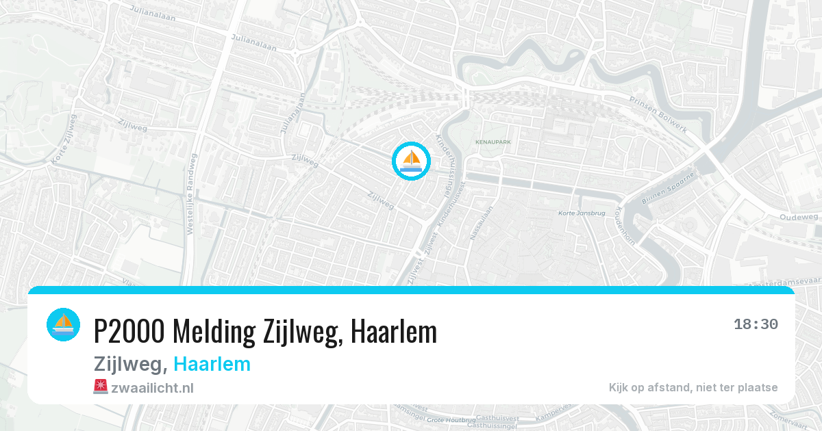 P2000 Melding Zijlweg, Haarlem — 28 jul 2026