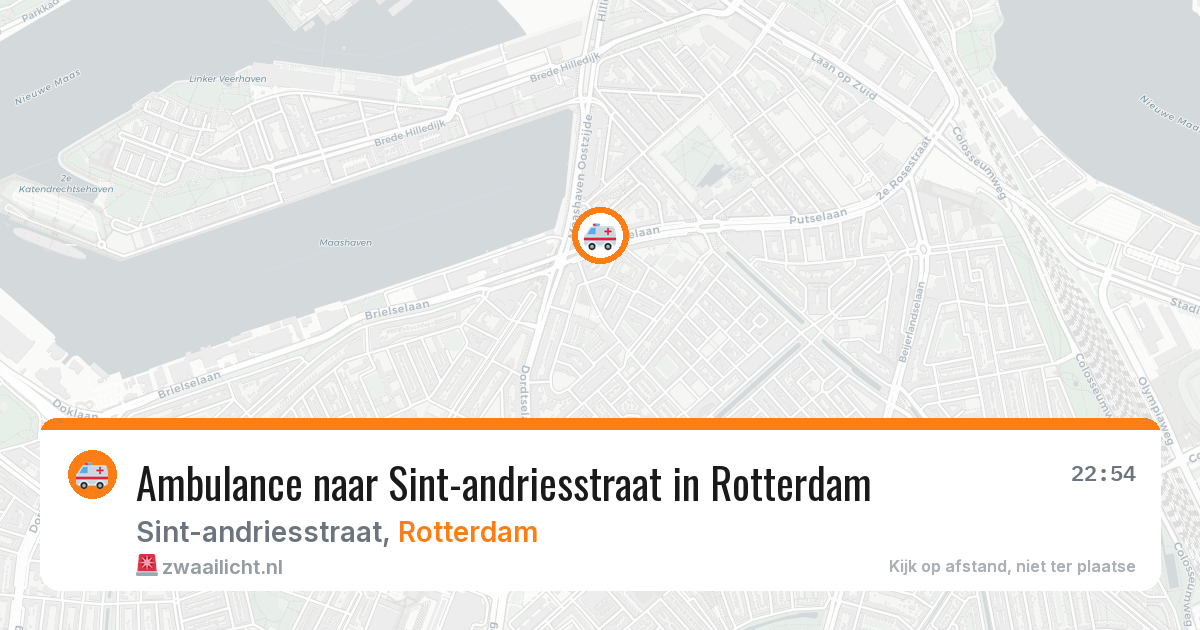 Ambulance naar Sint-andriesstraat in Rotterdam — 22 mei 2026