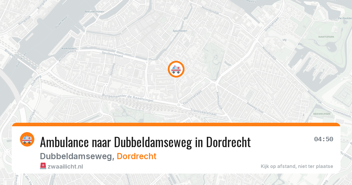 Ambulance naar Dubbeldamseweg in Dordrecht — 11 jun 2026