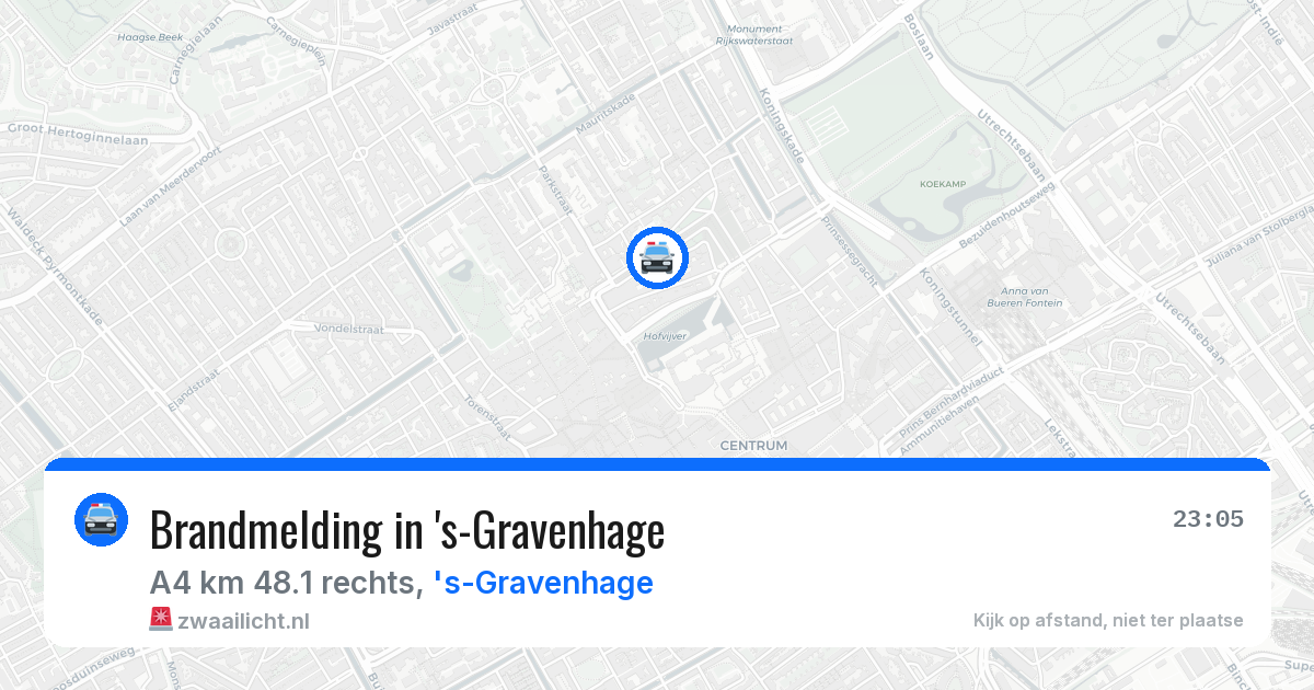 Brandmelding in 's-Gravenhage — 14 jun 2026