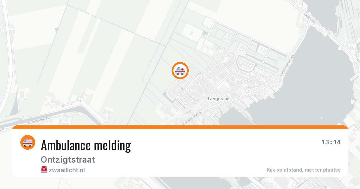 Ambulance melding — 9 aug 2026