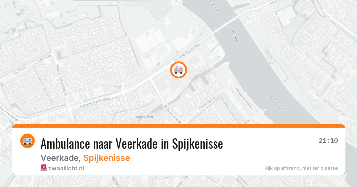 Ambulance naar Veerkade in Spijkenisse — 1 aug 2026