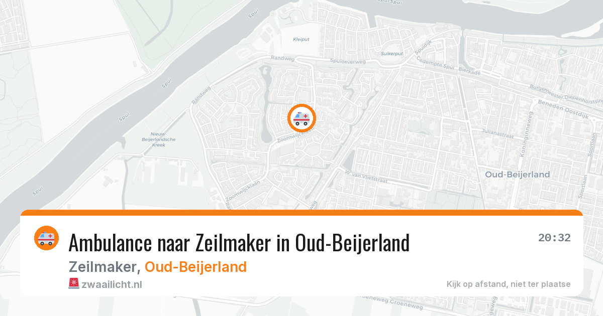 Ambulance naar Zeilmaker in Oud-Beijerland — 21 mei 2026