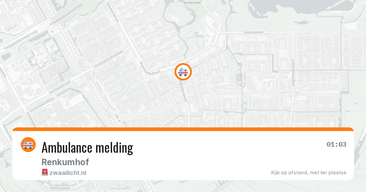 Ambulance melding — 4 jun 2026